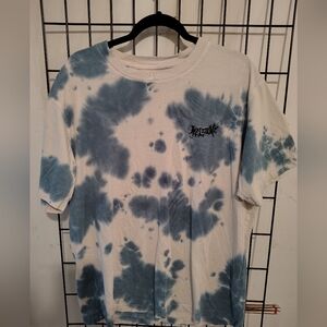 Welcome Inkblot Tie Dye T-Shirt Mist Bone